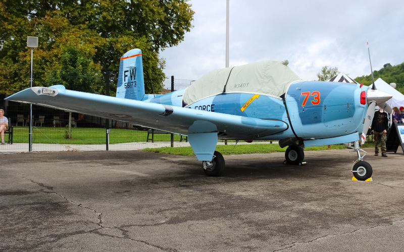 Photo of N34DY - PRIVATE  Beechcraft T-34 Mentor  at LUK  on AeroXplorer Aviation Database