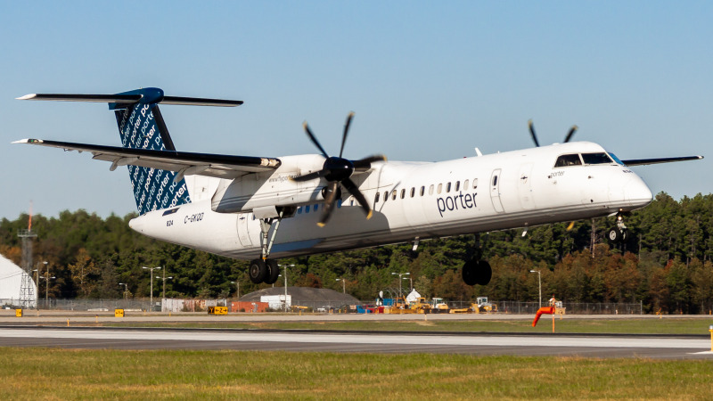 Photo of C-GKQD - Porter Airlines Dash 8 Q400 at IAD on AeroXplorer Aviation Database