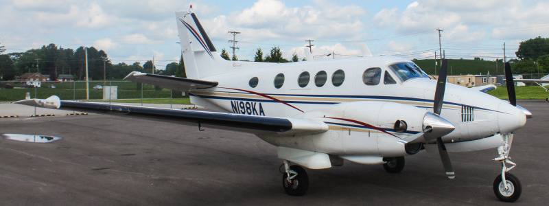 Photo of N198KA - PRIVATE Beechcraft King Air C90 at THV on AeroXplorer Aviation Database