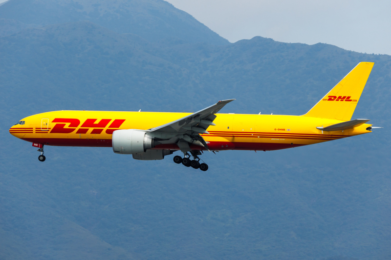 Photo of G-DHMB - DHL Boeing 777-F at HKG on AeroXplorer Aviation Database