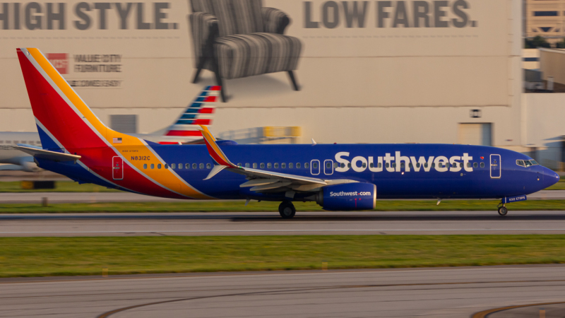Photo of N8312C - Southwest Airlines Boeing 737-800 at CMH on AeroXplorer Aviation Database