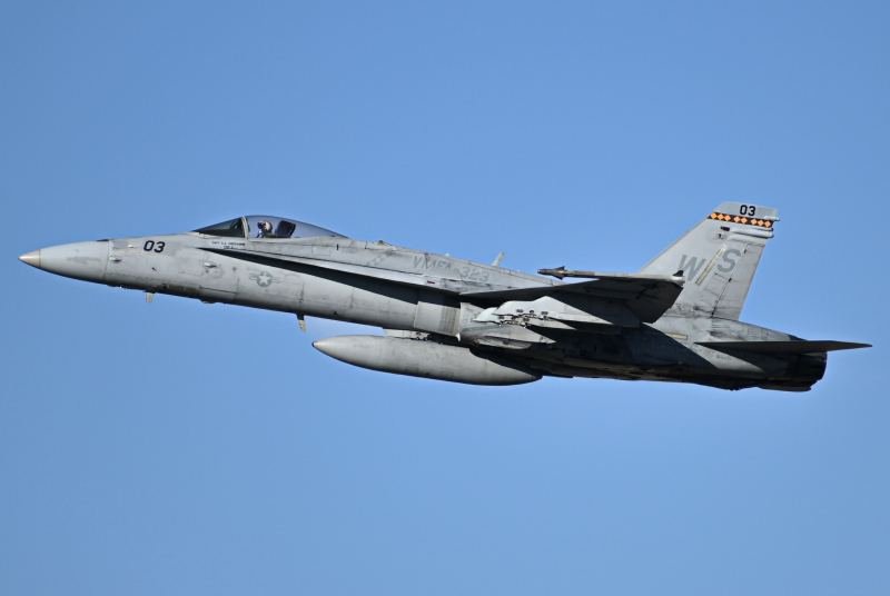 Photo of 165215 - USMC - United States Marine Corp McDonnel Douglas F/A-18 Hornet at SDM on AeroXplorer Aviation Database