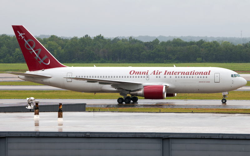 Photo of N207AX - Omni Air International Boeing 767-200ER at IAD on AeroXplorer Aviation Database