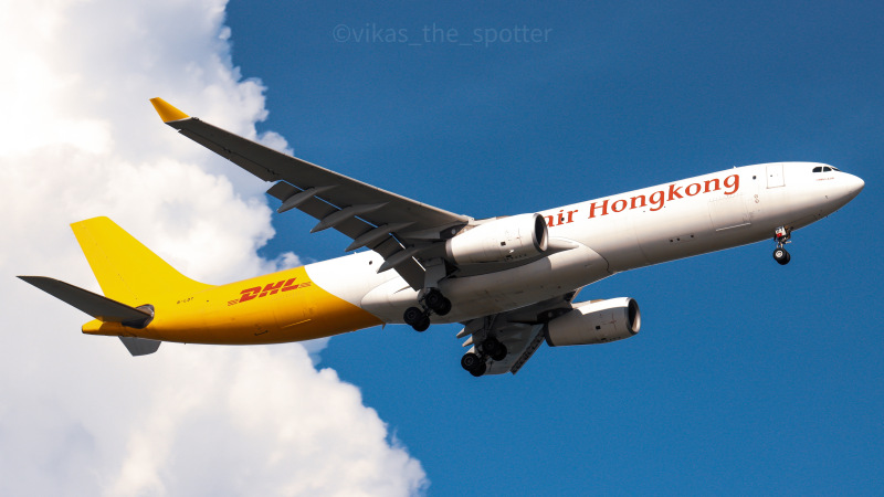 Photo of B-LDT - DHL Airbus A330-300(P2F) at SIN on AeroXplorer Aviation Database