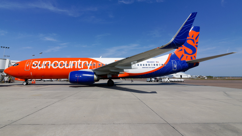 Photo of N848SY - Sun Country Airlines Boeing 737-800 at PIE on AeroXplorer Aviation Database