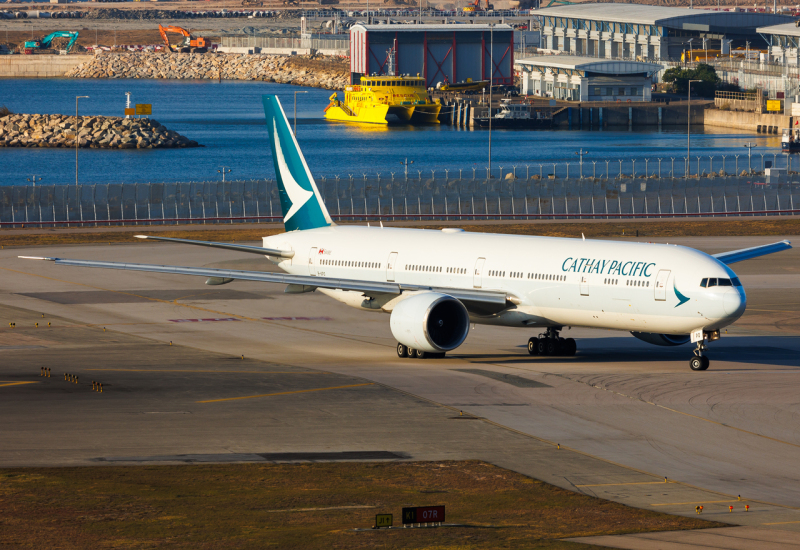 Photo of B-KPE - Cathay Pacific Boeing 777-300ER at HKG on AeroXplorer Aviation Database