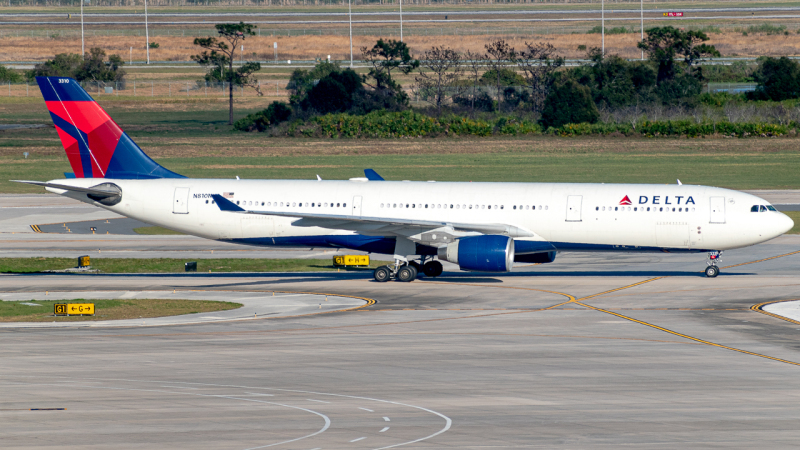 Photo of N810NW - Delta Airlines Airbus A330-300 at MCO on AeroXplorer Aviation Database