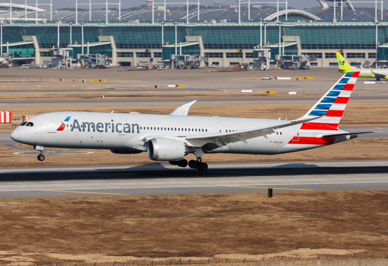 Photo of N824AN - American Airlines Boeing 787-9 at icn on AeroXplorer Aviation Database