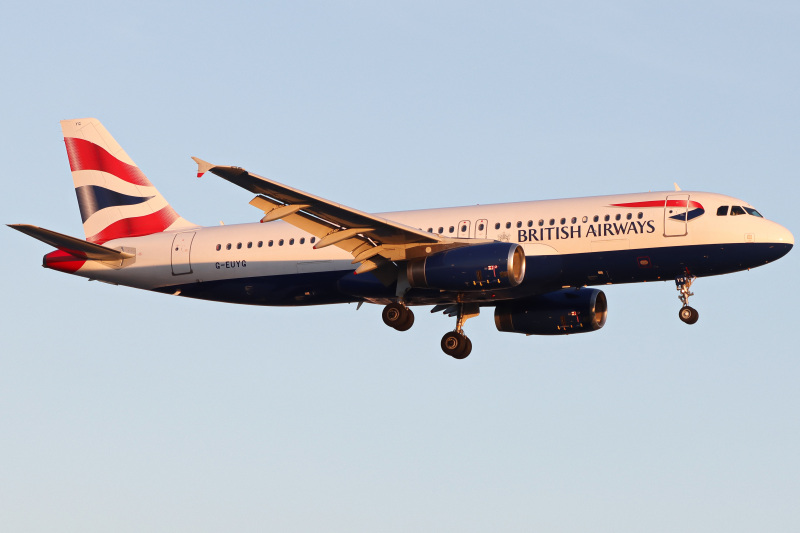 Photo of G-EUYG - British Airways Airbus A320 at LHR on AeroXplorer Aviation Database