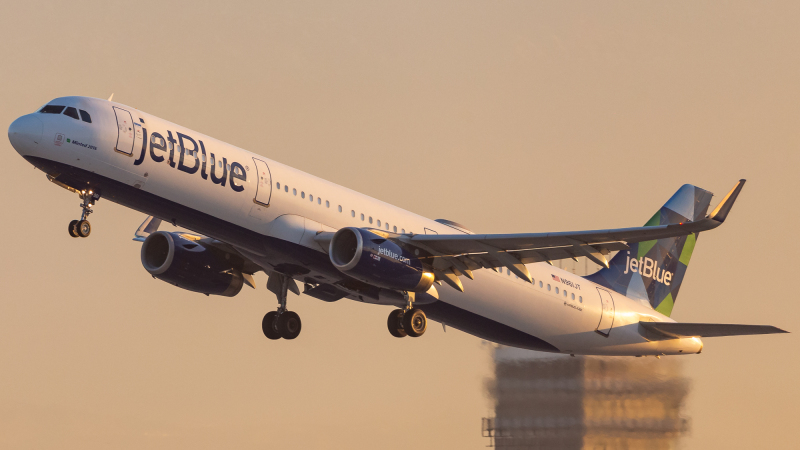 Photo of N961JT - JetBlue Airways Airbus A321-200 at LAX on AeroXplorer Aviation Database