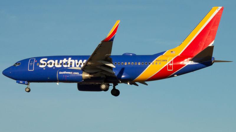 Photo of N903WN - Southwest Airlines Boeing 737-700 at BWI on AeroXplorer Aviation Database