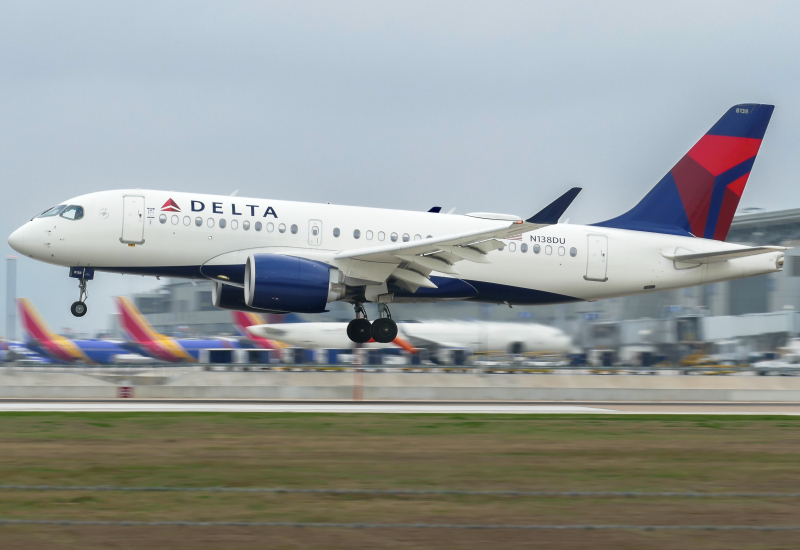Photo of N138DU - Delta Airlines Airbus A220-100 at AUS on AeroXplorer Aviation Database
