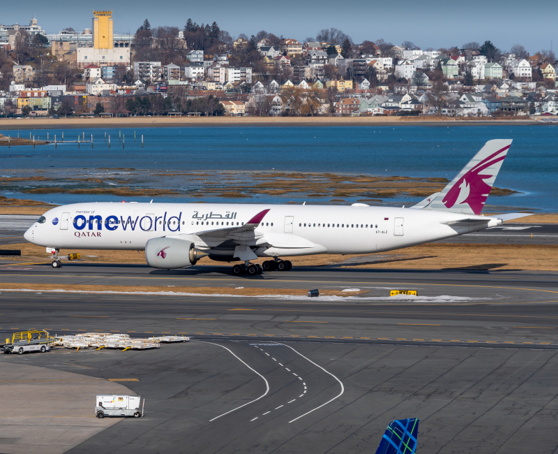 Photo of A7-ALZ - Qatar Airways Airbus A350-900 at BOS on AeroXplorer Aviation Database
