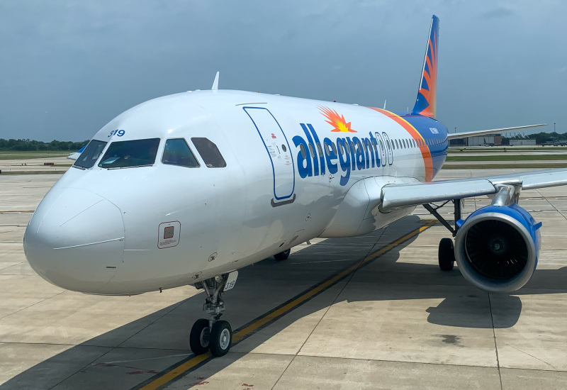 Photo of N319NV - Allegiant Air Airbus A319 at MKE on AeroXplorer Aviation Database