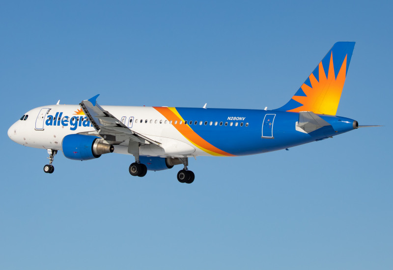 Photo of N280NV - Allegiant Air Airbus A320 at CID on AeroXplorer Aviation Database