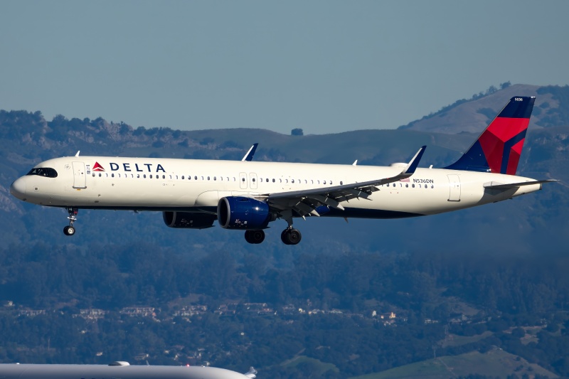 Photo of N536DN - Delta Airlines Airbus A321NEO at SFO on AeroXplorer Aviation Database