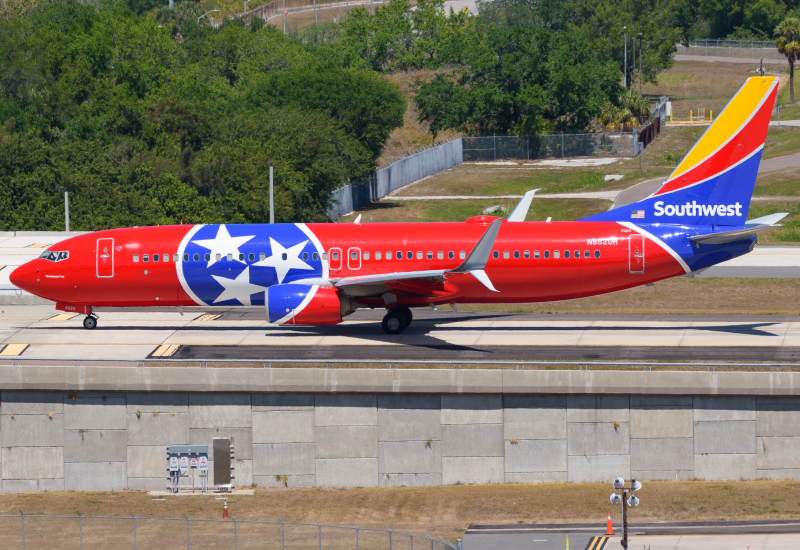 Photo of N8620H - Southwest Airlines Boeing 737-800 at KTPA on AeroXplorer Aviation Database