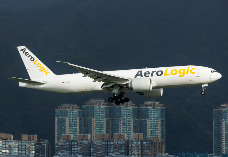Photo of D-AALF - AEROLOGIC Boeing 777-F at HKG on AeroXplorer Aviation Database