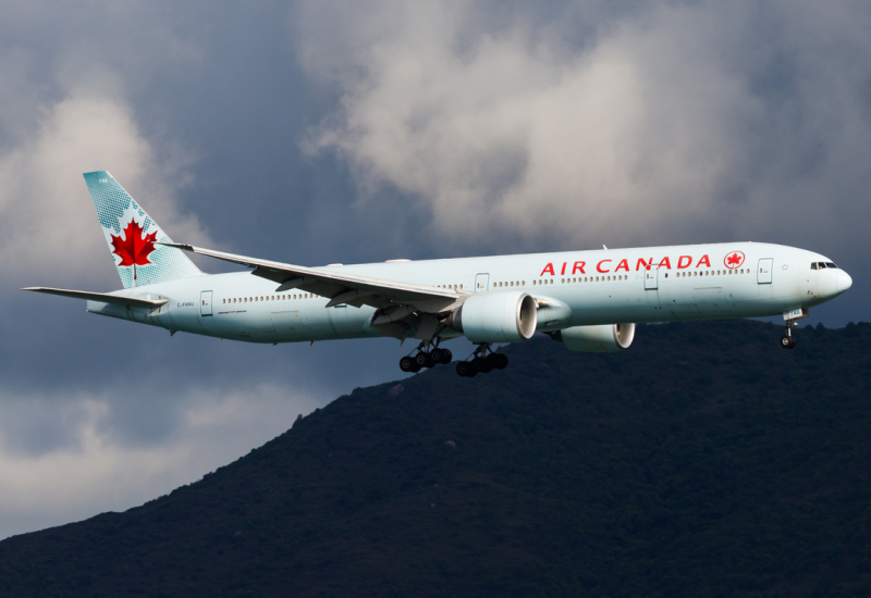 Photo of C-FNNU - Air Canada Boeing 777-300ER at HKG on AeroXplorer Aviation Database