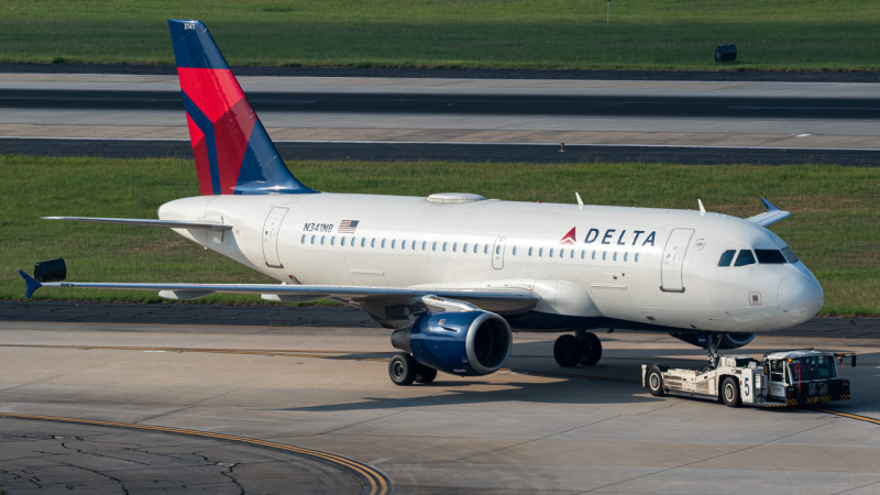 Photo of N341NB - Delta Airlines Airbus A319 at ATL on AeroXplorer Aviation Database