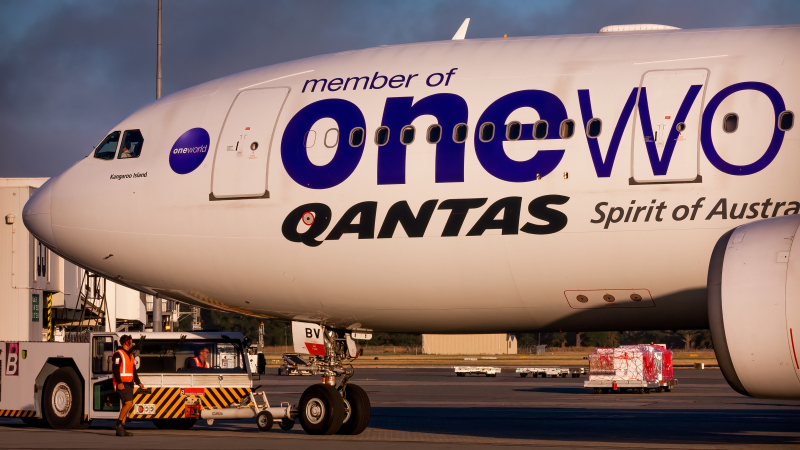 Photo of VH-EBV - Qantas Airways Airbus A330-200 at CHC on AeroXplorer Aviation Database