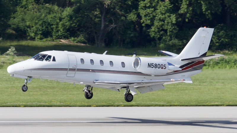 Photo of N580QS - NetJets Cessna 560XLS Citation Excel at CMH on AeroXplorer Aviation Database