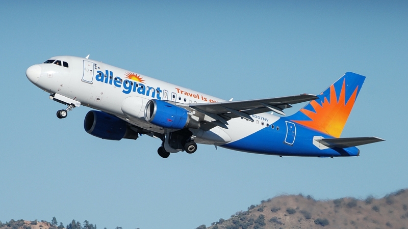 Photo of N307NV - Allegiant Air Airbus A319 at K\RNO on AeroXplorer Aviation Database