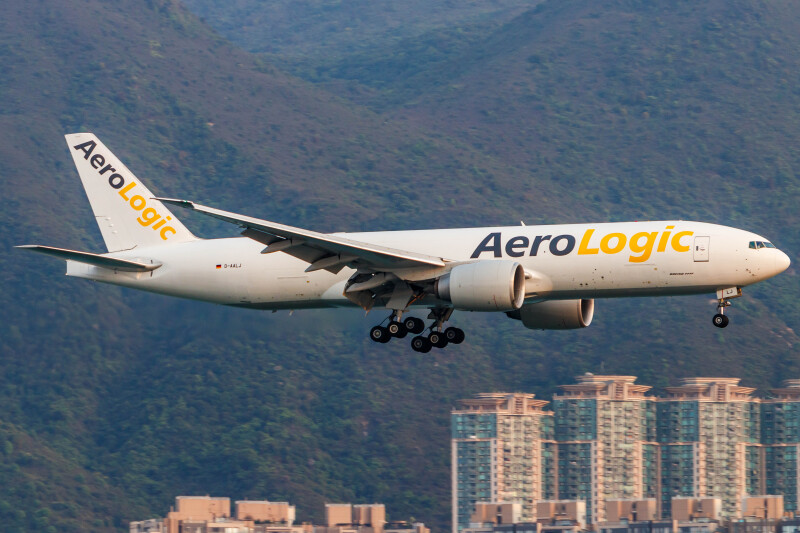 Photo of D-AALJ - AeroLogic Boeing 777-F at HKG on AeroXplorer Aviation Database