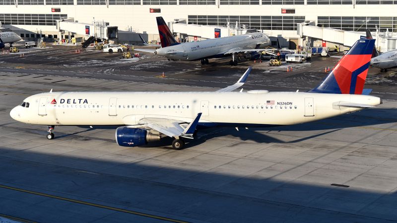 Photo of N326DN - Delta Airlines Airbus A321-200 at DTW on AeroXplorer Aviation Database