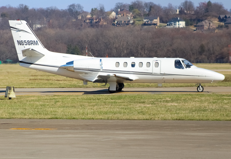Photo of N858RM - PRIVATE  Cessna 550 Citation Bravo at LUK on AeroXplorer Aviation Database