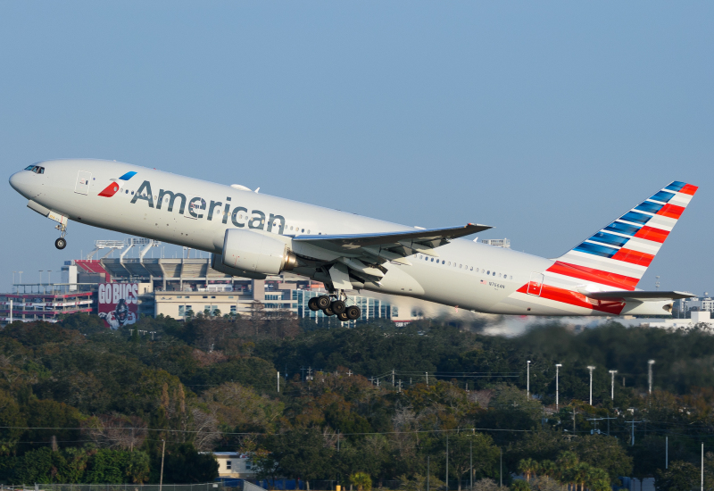 Photo of N766AN - American Airlines Boeing 777-200ER at TPA  on AeroXplorer Aviation Database