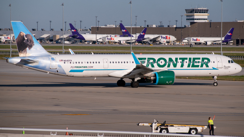 Photo of N645FR - Frontier Airlines Airbus A321NEO at IND on AeroXplorer Aviation Database