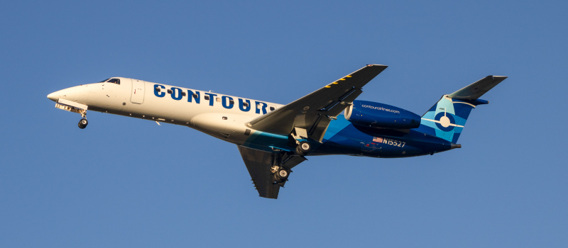 Photo of N15527 - Contour Airlines Embraer ERJ135 at BWI on AeroXplorer Aviation Database