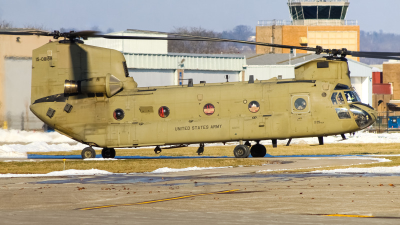 Photo of 15-08188 - USA- United States Army Boeing CH-47 Chinook at LUK on AeroXplorer Aviation Database