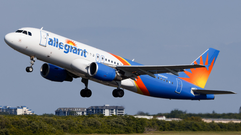 Photo of N296NV - Allegiant Air Airbus A320 at PIE on AeroXplorer Aviation Database