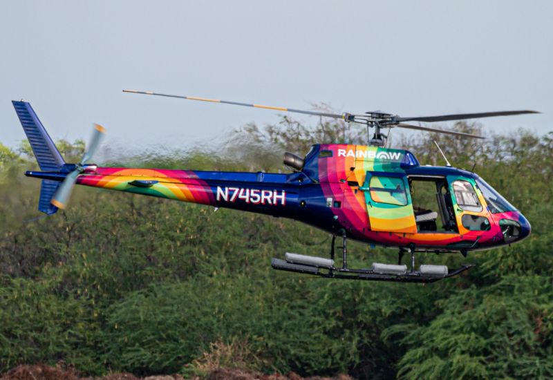Photo of N745RH - Rainbow Helicopters Aerospatiale AS350 BA AStar at HNL on AeroXplorer Aviation Database