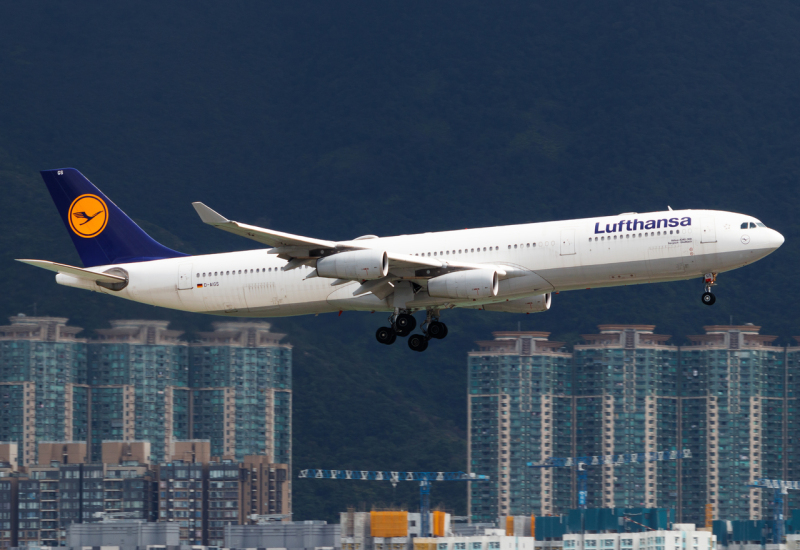 Photo of D-AIGS - Lufthansa Airbus A340-300 at HKG on AeroXplorer Aviation Database