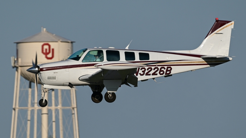 Photo of N3226B - PRIVATE Beechcraft 36 Bonanza at OUN on AeroXplorer Aviation Database