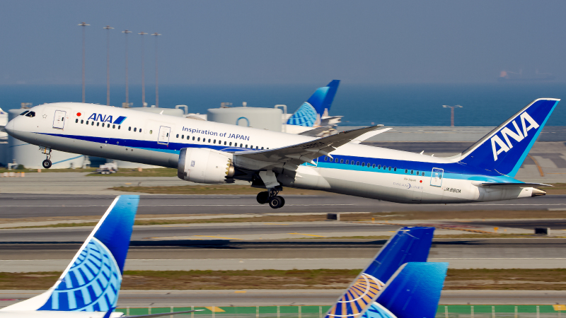 Photo of JA880A - All Nippon Airways Boeing 787-9 at SFO on AeroXplorer Aviation Database