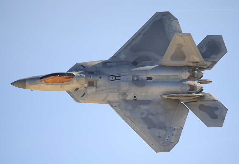 Photo of 08-4125 - USAF - United States Air Force Lockheed Martin F-22A Raptor at LSV on AeroXplorer Aviation Database
