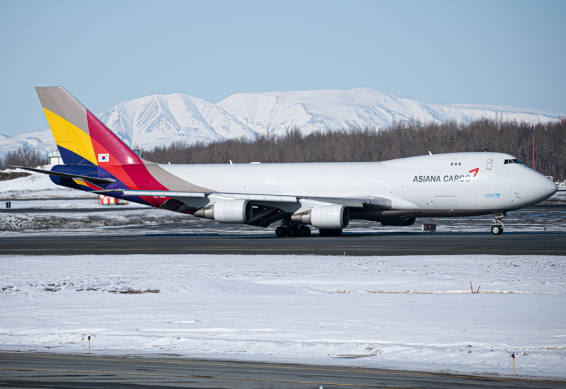 Photo of HL7616 - Asiana Airlines Cargo Boeing 747-400F SCD at ANC on AeroXplorer Aviation Database