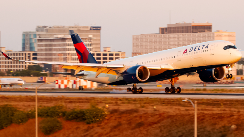 Photo of N511DN - Delta Airlines Airbus A350-900 at LAX on AeroXplorer Aviation Database