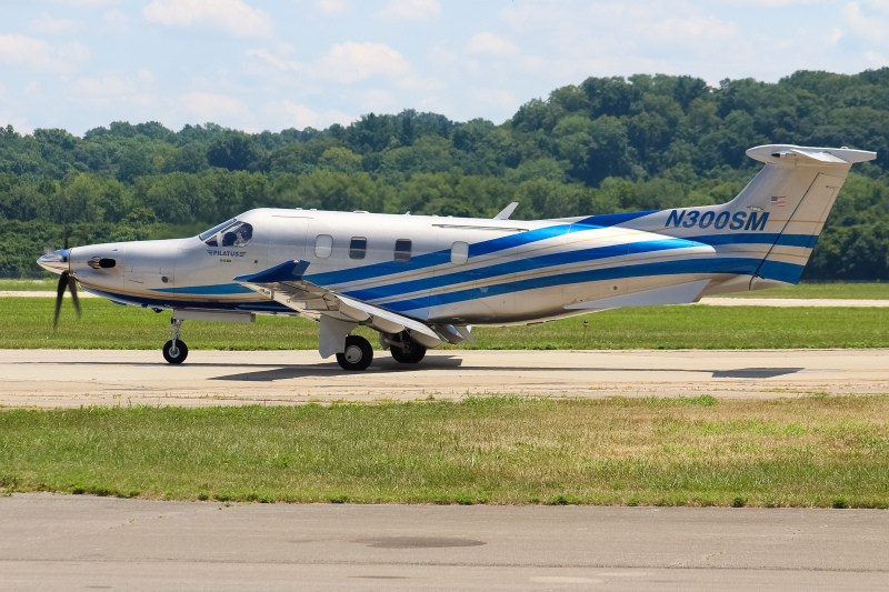 Photo of N300SM - PRIVATE  Pilatus PC-12 at LUK on AeroXplorer Aviation Database