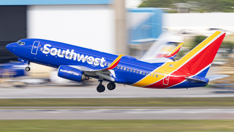 Photo of N282WN - Southwest Airlines Boeing 737-700 at TPA on AeroXplorer Aviation Database