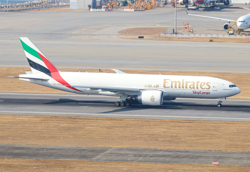 Photo of A6-EFM - Emirates SkyCargo Boeing 777F at HKG on AeroXplorer Aviation Database