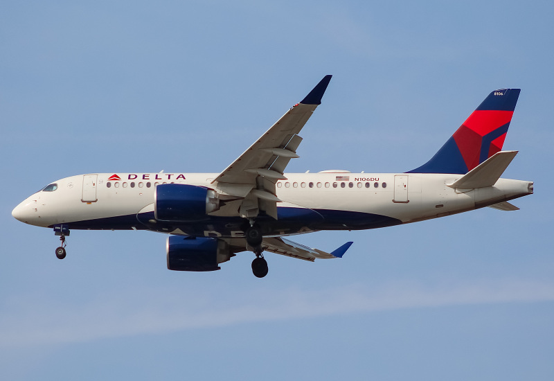 Photo of N106DU - Delta Airlines Airbus A220-200 at ORD on AeroXplorer Aviation Database