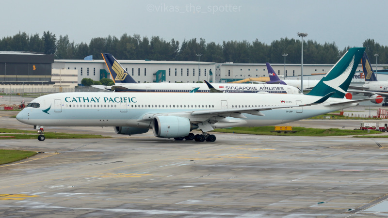 Photo of B-LRP - Cathay Pacific Airbus A350-900 at SIN on AeroXplorer Aviation Database