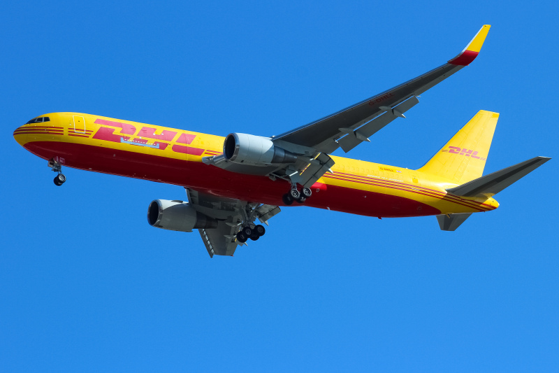 Photo of G-DHLL - DHL Boeing 767-300F at CVG on AeroXplorer Aviation Database