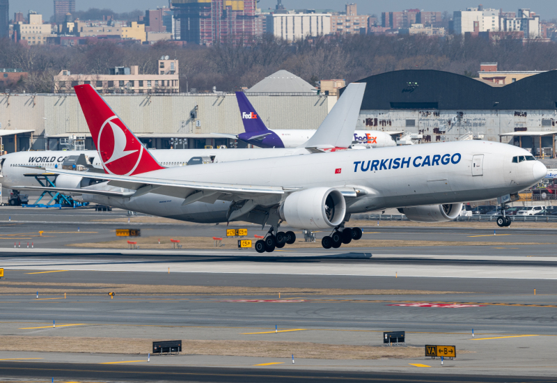 Photo of TC-LJP - Turkish Airlines Cargo Boeing 777-F at JFK on AeroXplorer Aviation Database