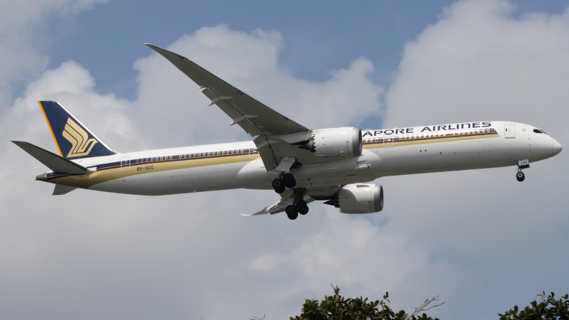Photo of 9V-SCC - Singapore Airlines Boeing 787-10 at SIN on AeroXplorer Aviation Database